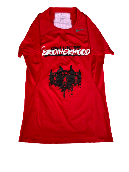 Sean Nuernberger Ohio State Team Exclusive "Brotherhood" Workout Shirt (Size XL)