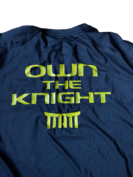 E.J. Singler Oregon Player Exclusive "Own The Knight" Game Shooting Shirt (Size XXL Compression)
