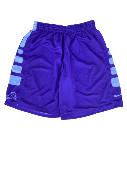 Desmond Bane TCU Team Issued Practice Shorts (Size LT)