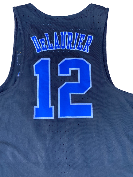 Javin DeLaurier Duke Basketball 2016-2017 Season Game-Worn Jersey (Size 48 +4 Length)(12/10/2016)