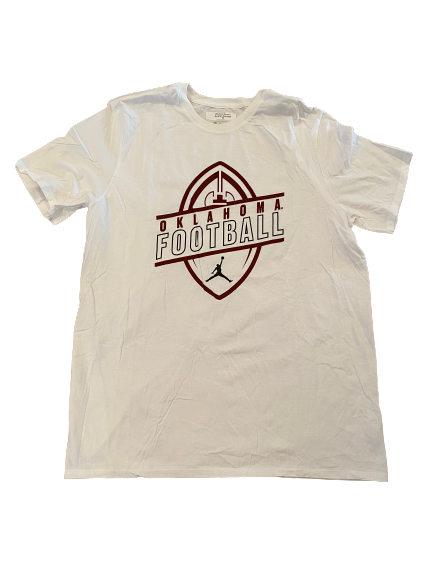Austin Kendall Oklahoma Football Jordan T-Shirt (Size XL)