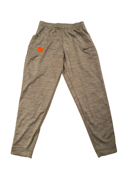 Clyde Trapp Clemson Basketball Team Issued Travel Sweatpants (Size L)