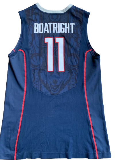 Ryan Boatright UCONN 2011-2012 Game Worn Jersey (Including NCAA Tournament) - Photo Matched