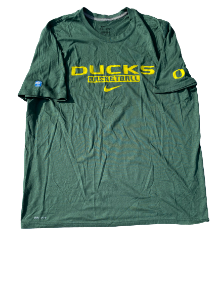 E.J. Singler Oregon Team Issued Short Sleeve Shirt (Size XL)