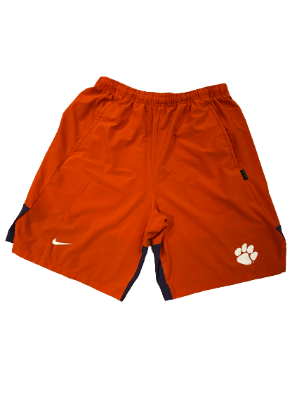 Clyde Trapp Clemson Basketball Team Issued Workout Shorts (Size L)