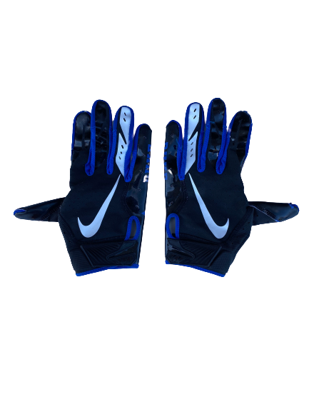 Mark Gilbert Duke Football Practice-Worn Gloves (Size L)