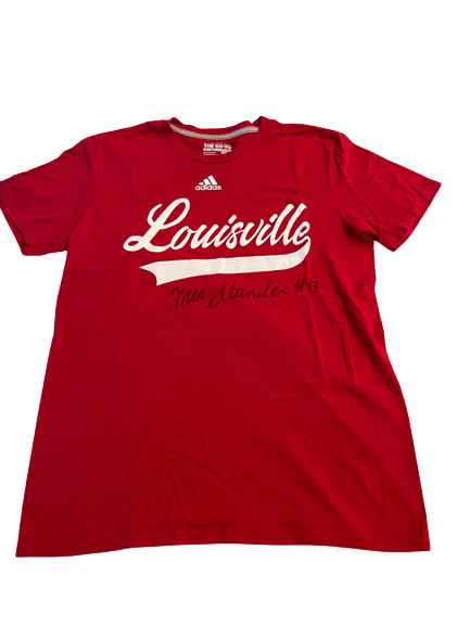 Mia Stander Louisville Volleyball SIGNED Workout Shirt (Size M)
