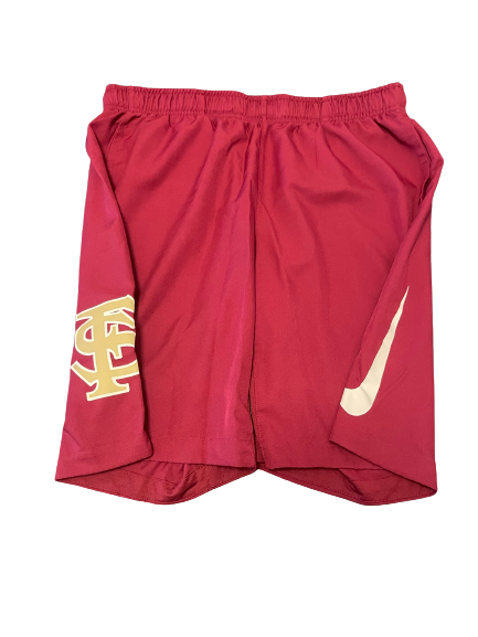 Mat Nelson Florida State Baseball Team Issued Workout Shorts (Size L)