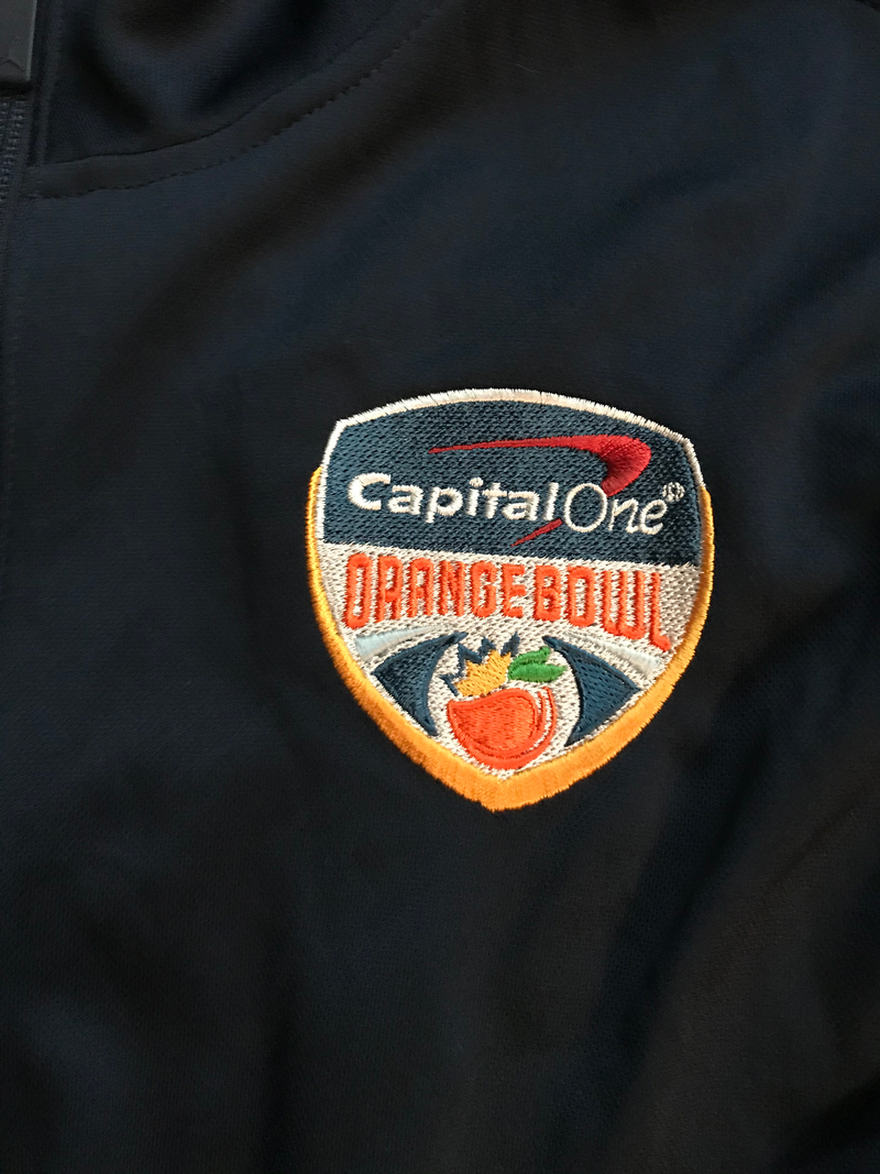 Tyrone Wheatley Jr. Michigan Jordan Capital One Orange Bowl Travel Set (Zip-Up Jacket and Pants)
