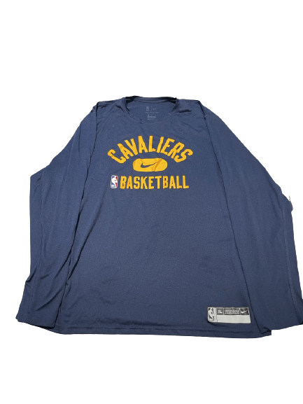 Charles Matthews Cleveland Cavaliers Team Issued Long Sleeve Workout Shirt (Size XL)