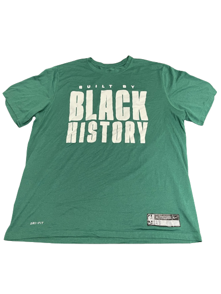 John Bohannon Maine Celtics Team Exclusive "BLACK HISTORY" Pre-Game Shooting Shirt (Size XL)