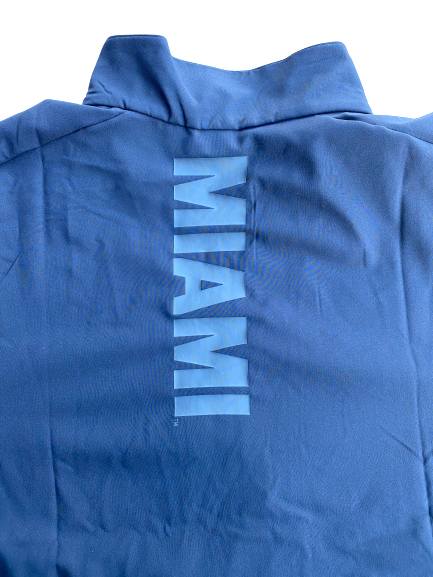 Slade Cecconi Miami Baseball Team Issued Half-Zip Pullover (Size L)