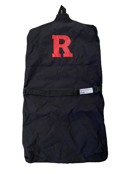 Matt Sportelli Rutgers Football Team Exclusive Suit Bag with Number