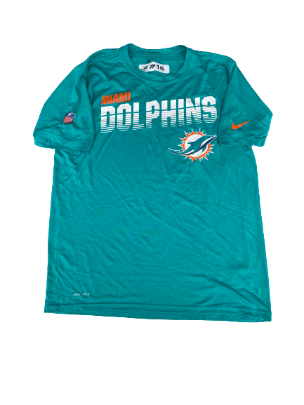 Trenton Irwin Miami Dolphins Team Issued Workout Shirt (Size L)