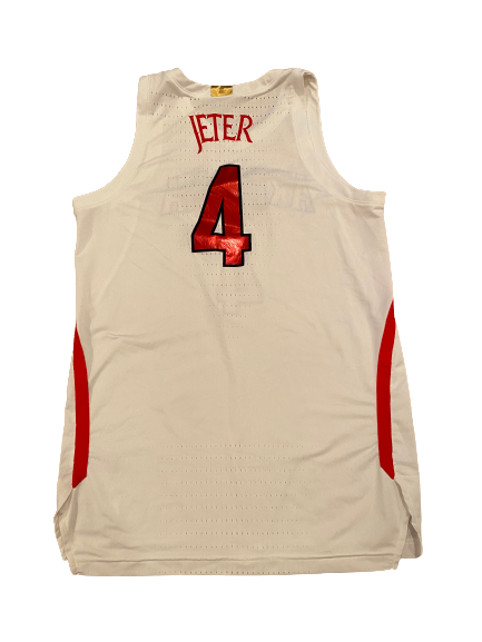 Chase Jeter Arizona Basketball 2019-2020 Season Game-Worn Jersey (Size 50 Length +4)