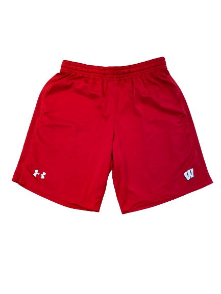 Rachad Wildgoose Wisconsin Football Team Issued Shorts (Size L)