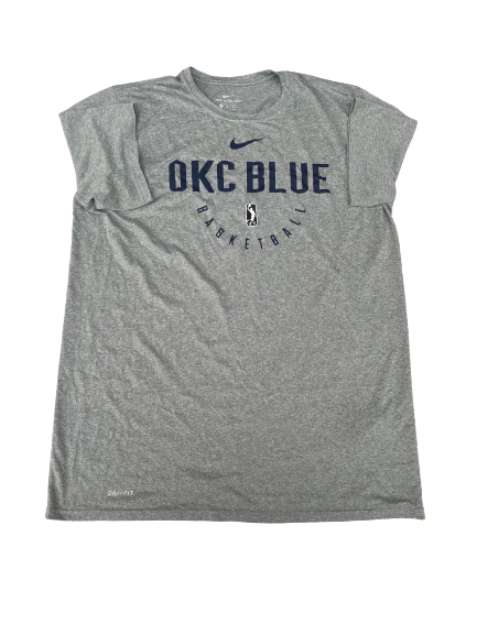 K.J. McDaniels OKC Blue Nike Workout Shirt (Size XLT)