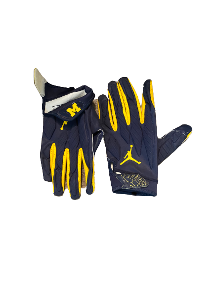 Nick Eubanks Michigan Football Player Exclusive Gloves