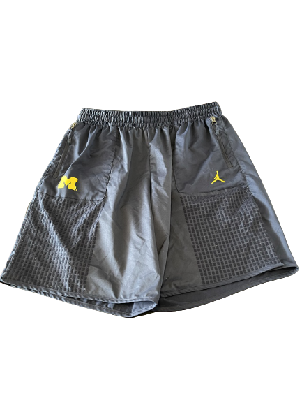 Jordan Whittley Michigan Football Team Issued Shorts (Size 3XL)