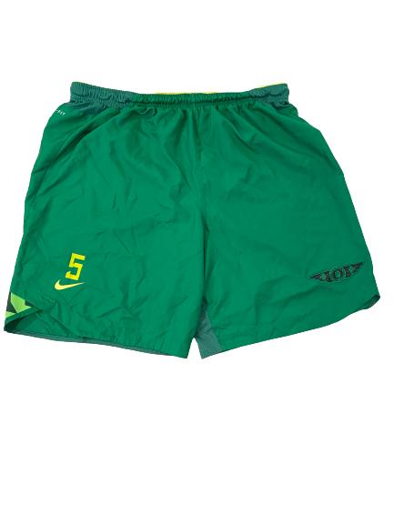 Scott Pagano Oregon Football Team Issued Shorts with Number (Size XXXL)
