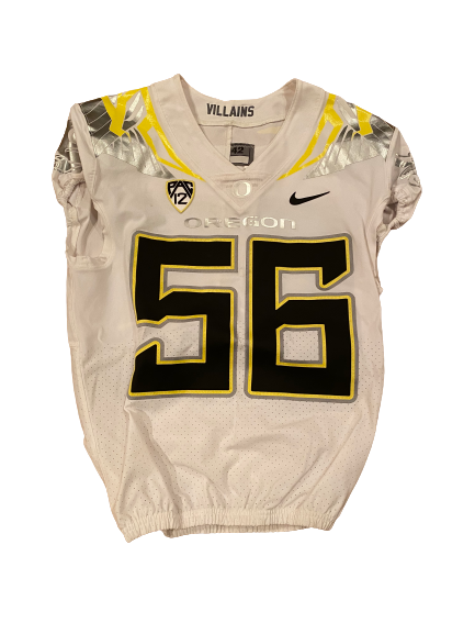 Bryson Young Oregon Football Game Worn Limited Edition Jersey (Size 42) - Photo Mathced