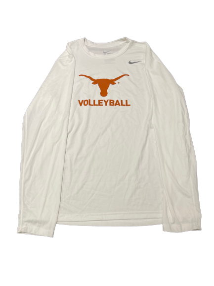 Jhenna Gabriel Texas Volleyball Team Exclusive Long Sleeve Practice Shirt - New with Tags (Size M)