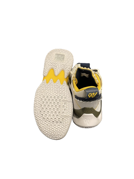 Eli Brooks Michigan Basketball Player Exclusive Jordan Why Not 0.2 Westbrook Shoes (Size 11.5) - New