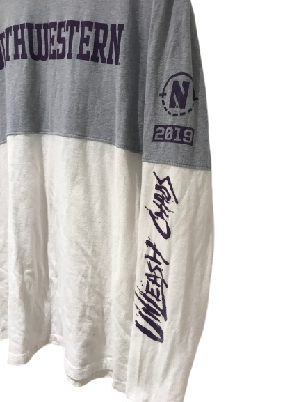 A.J. Turner Northwestern Basketball Under Armour Long Sleeve Shooting Shirt