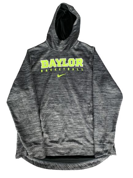 Makai Mason Baylor Basketball Team Travel Hoodie (Size L)