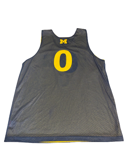 Adrien Nunez Michigan Basketball Exclusive Reversible Summer Practice Jersey (Size L)