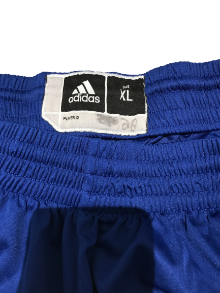 Kansas Blue Adidas Shorts