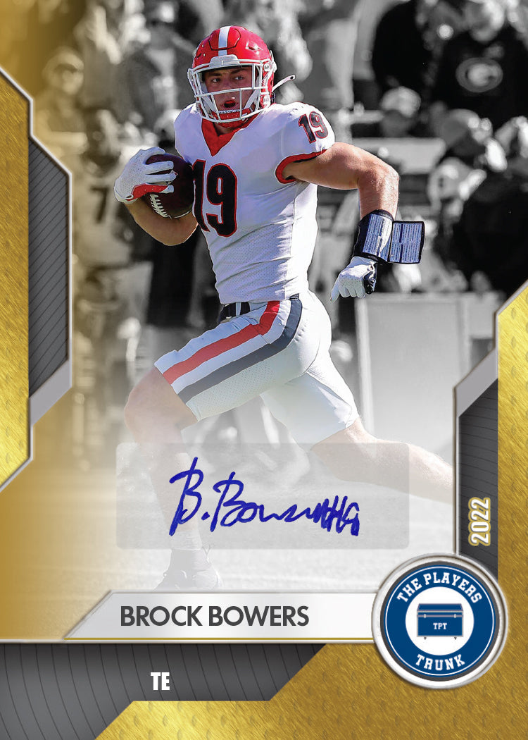 Brock Bowers SIGNED Limited Gold Variation 1st Edition 2022 Trading Card (