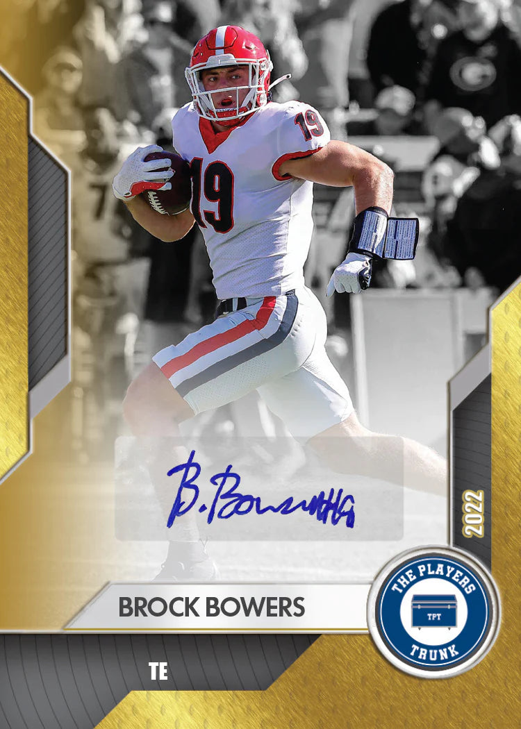 Brock Bowers SIGNED Limited Gold Variation 1st Edition 2022 Trading Card (CARD 