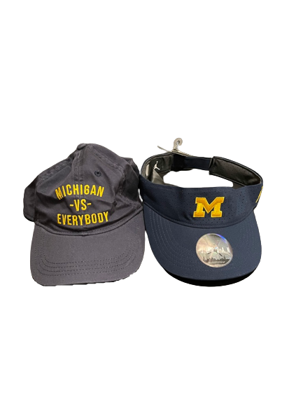 Chris Hinton Michigan Football Hat & Visor (New with Tags)