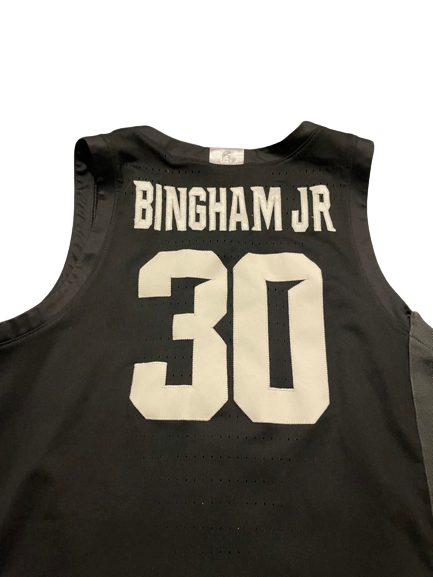 Marcus Bingham Jr. Michigan State Basketball 2020-2021 Game Worn Jersey (Size 46) - Photo Matched