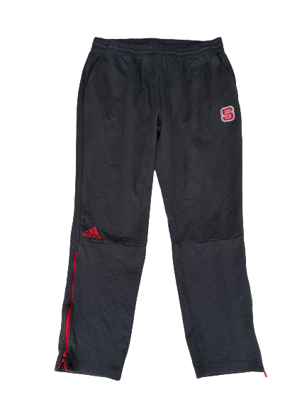 C.J. Bryce NC State Adidas Team Travel Pants (Size XL)