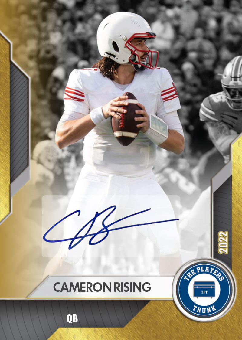Cameron Rising SIGNED Limited Gold Variation 1st Edition 2022 Trading Card (