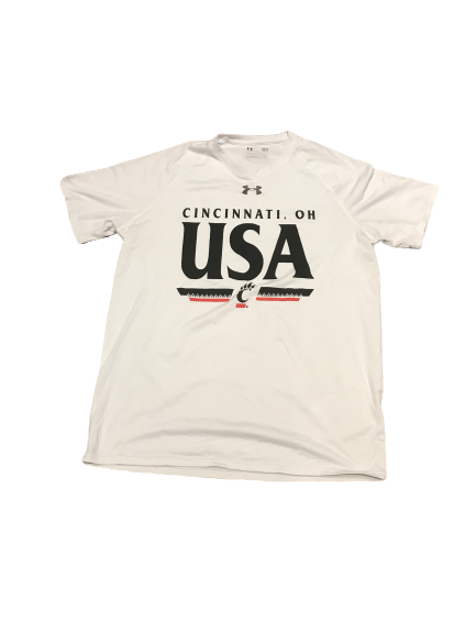 Cane Broome Cincinnati Team Issued Under Armour "USA" T-Shirt