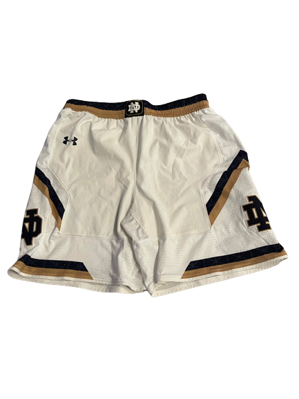 T.J. Gibbs Notre Dame Basketball 2018 Game Worn Shorts (Size L)