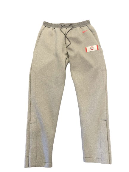 Cade Kacherski Ohio State Football Team Exclusive Travel Sweatpants with Magnetic Bottoms (Size XL)