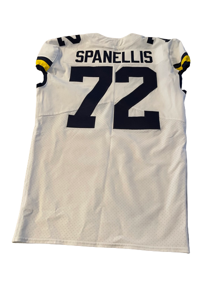 Stephen Spanellis Michigan Football 2020 Citrus Bowl Game Jersey (Size 46)