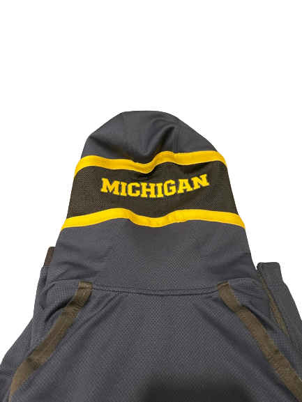 David Ojabo Michigan Football Team Issued Jordan Travel Jacket (Size 2XLT)