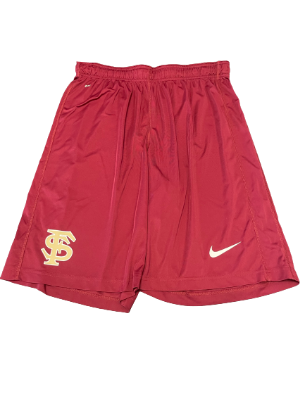 Mat Nelson Florida State Baseball Team Issued Workout Shorts (Size M)