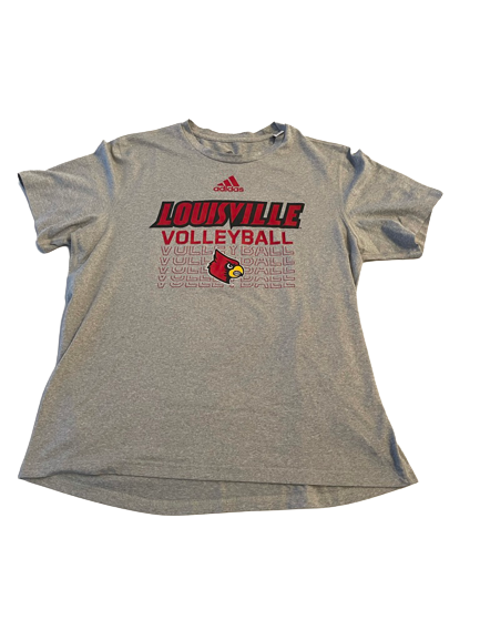 Mia Stander Louisville Volleyball Workout Shirt (Size M)