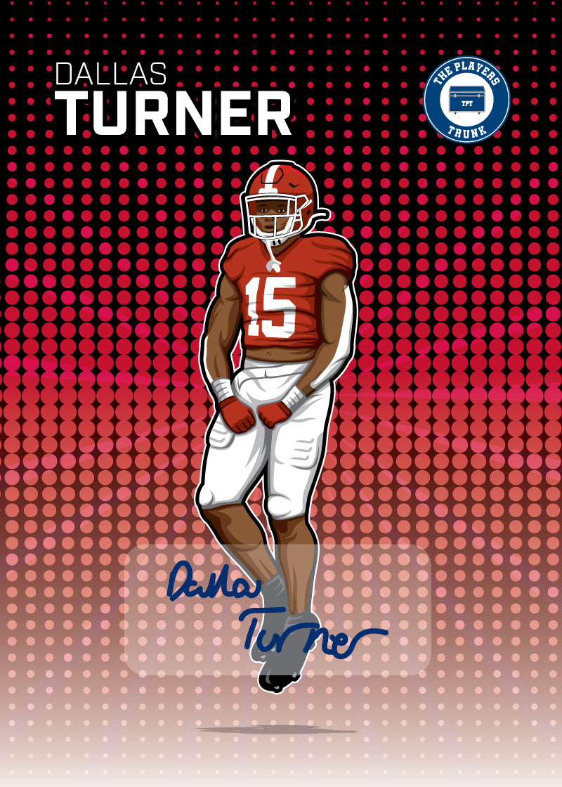 Dallas Turner SIGNED Limited 1st Edition 2022 Trading Card (