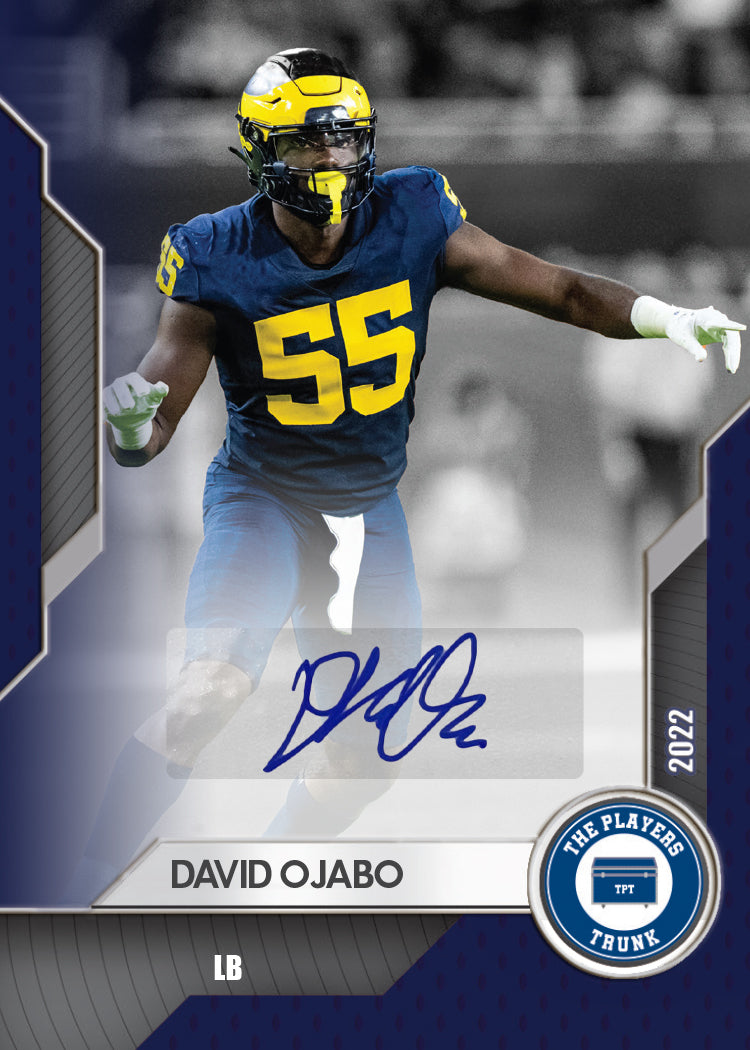 David Ojabo SIGNED 1st Edition 2022 Trading Card *RARE* Color Match (