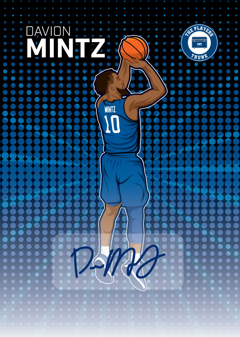 Davion Mintz SIGNED 1st Edition 2022 Trading Card *RARE* COLOR MATCH (
