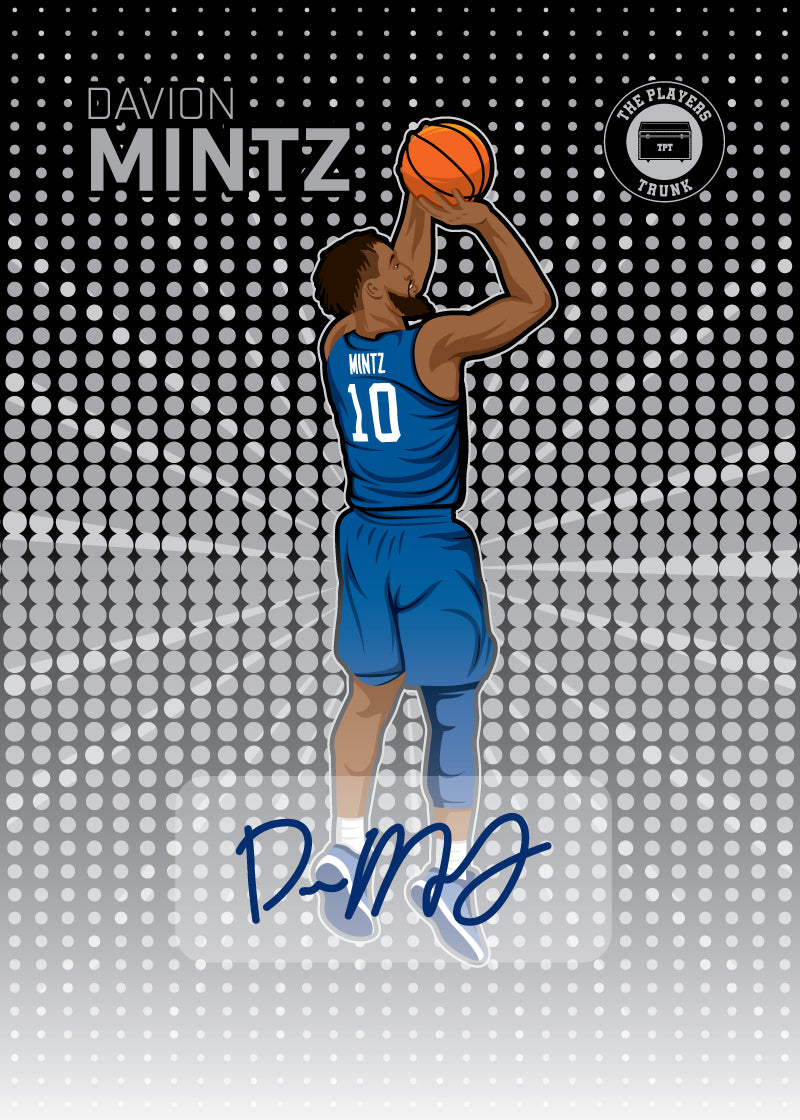 Davion Mintz SIGNED Limited Silver Variation 1st Edition 2022 Trading Card (
