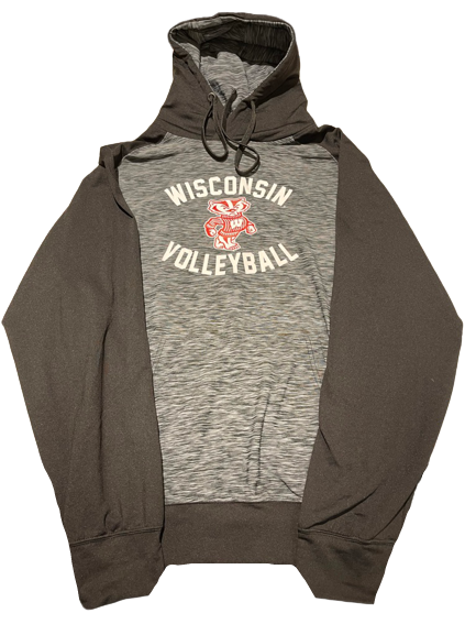 Sydney Hilley Wisconsin Volleyball Hoodie (Size L)