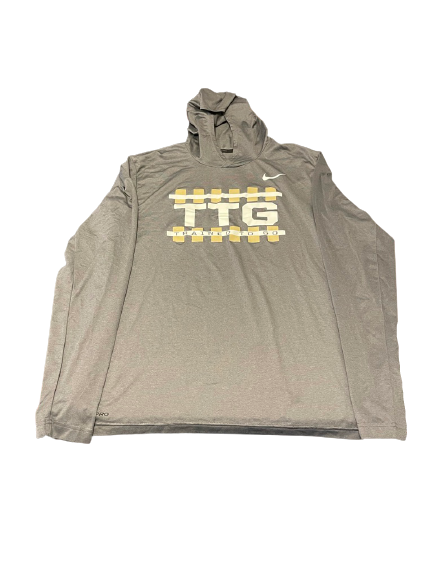 Marcellus Moore Purdue Football Team Exclusive "Trained To Go" Performance Hoodie (Size M)
